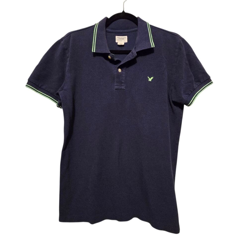 Vtg 90s Y2K Lot Of 4 Polo Shirt Mens SM Rugby Striped Plain Preppy Distressed - Picture 3 of 16